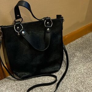 Maurizio Taiuti Made in Italy genuine leather cow hide cross body handbag